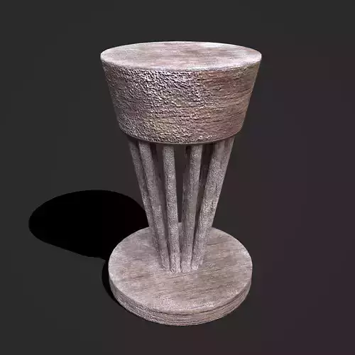 Pottery Wheel Design Three Low-poly 3D model