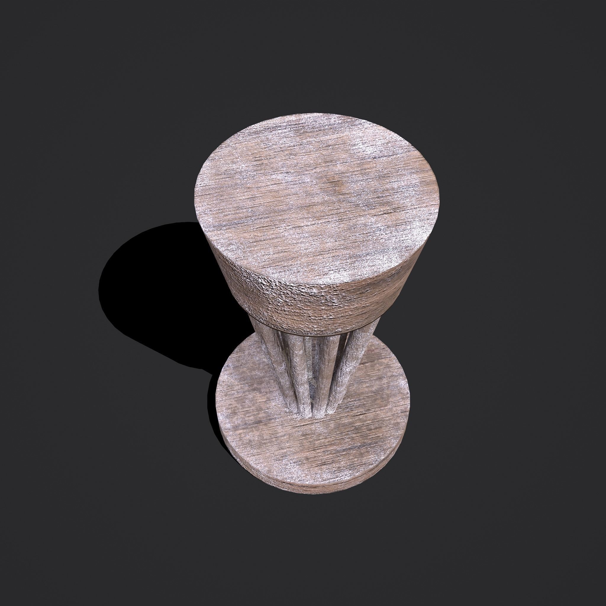 Pottery Wheel Design Three Low-poly 3D model_8