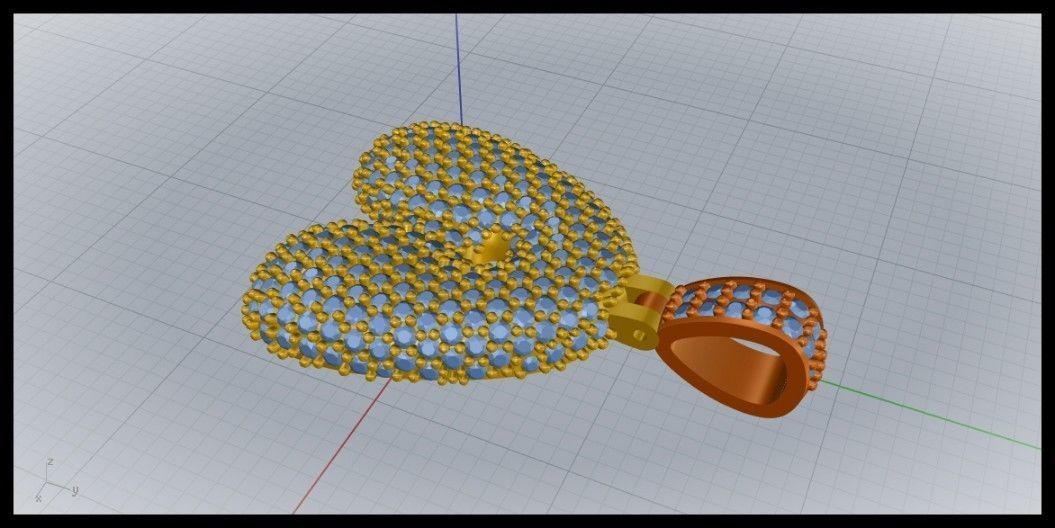 BUBBLE A LETTER  3D print model_6