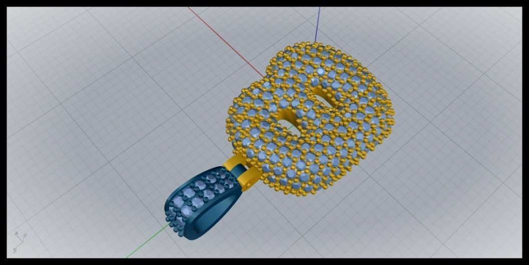 BUBBLE B LETTER 3D print model_5