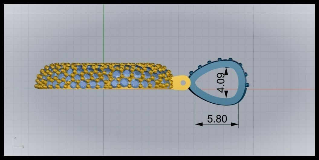 BUBBLE B LETTER 3D print model_9