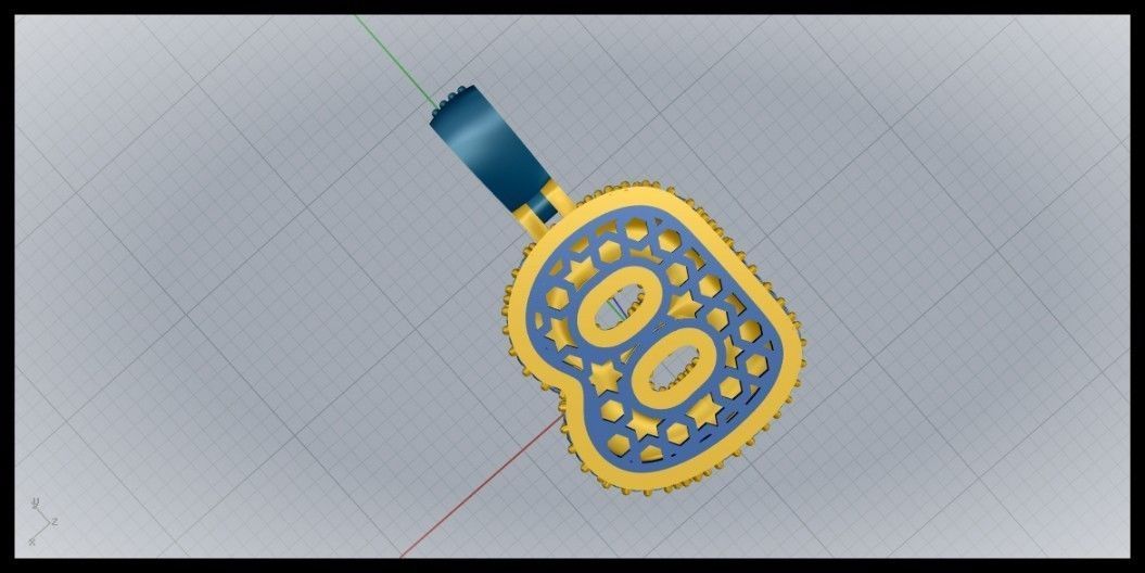 BUBBLE B LETTER 3D print model_11