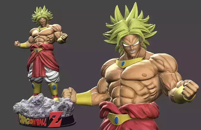 Broly - Dragon Ball Z 3D print model