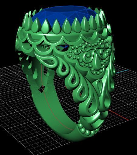 Men Ring 3D print model_8