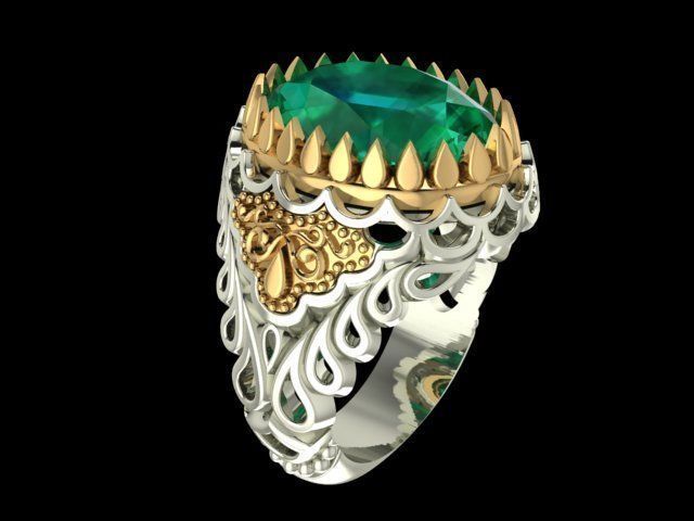 Men Ring 3D print model_1