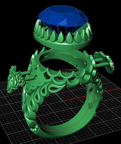 Men Ring 3D print model_7