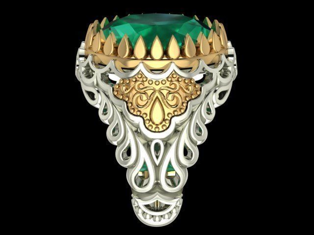 Men Ring 3D print model_2