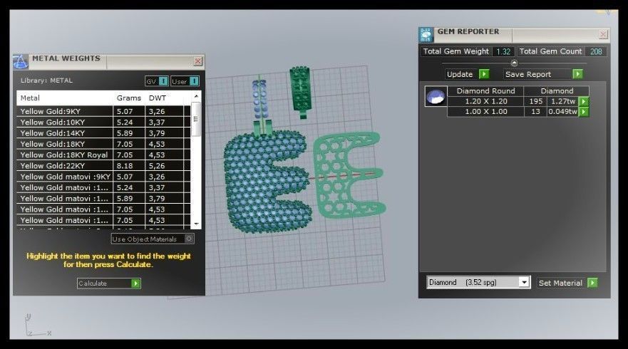 BUBBLE E LETTER 3D print model_3