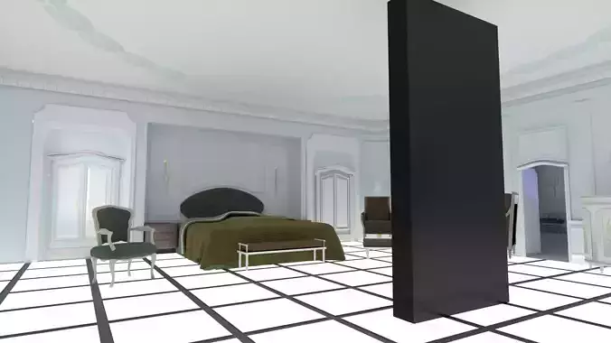 The Interior from 2001 A Space Odyssey 3D model