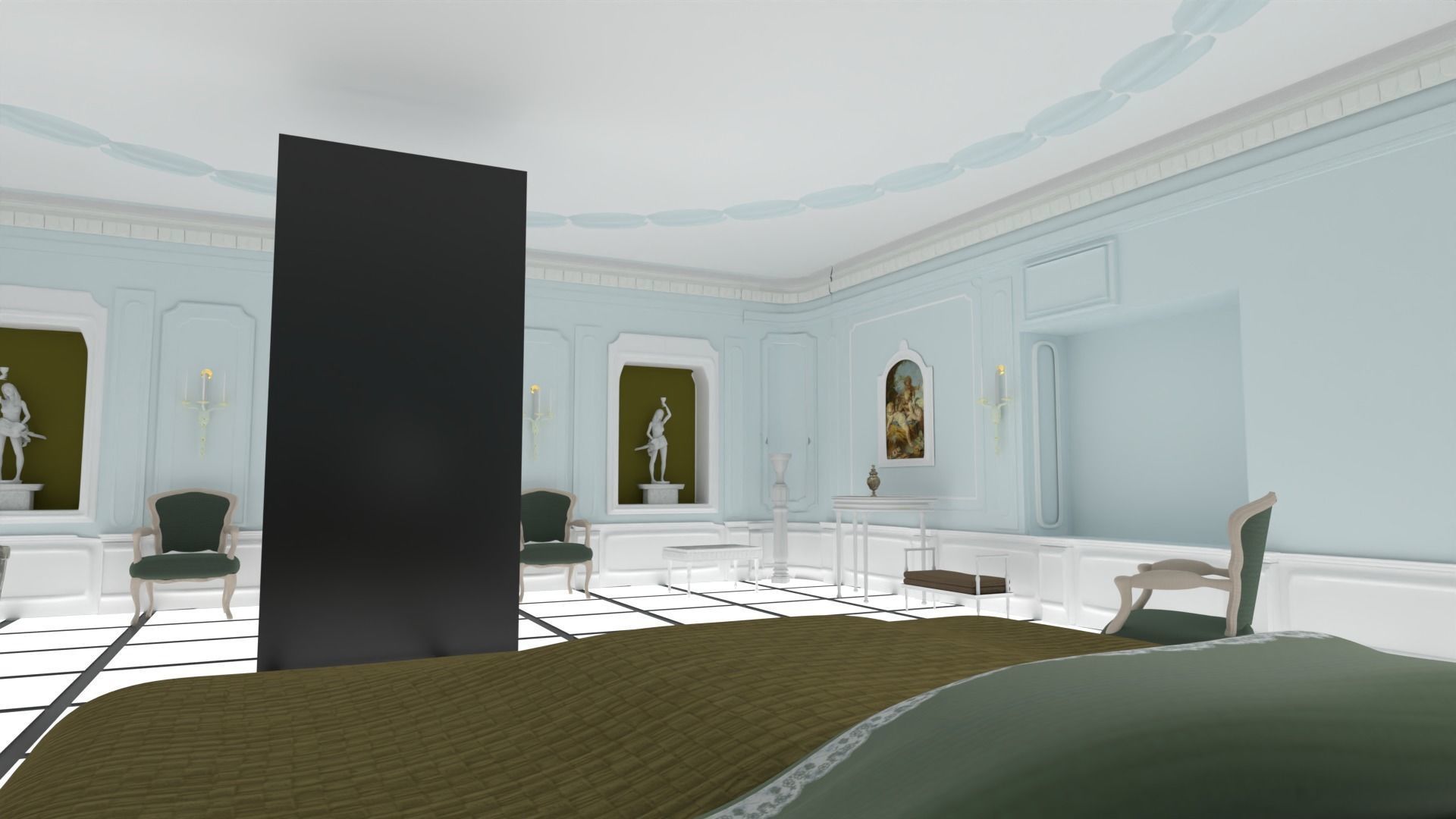 The Interior from 2001 A Space Odyssey 3D model_6