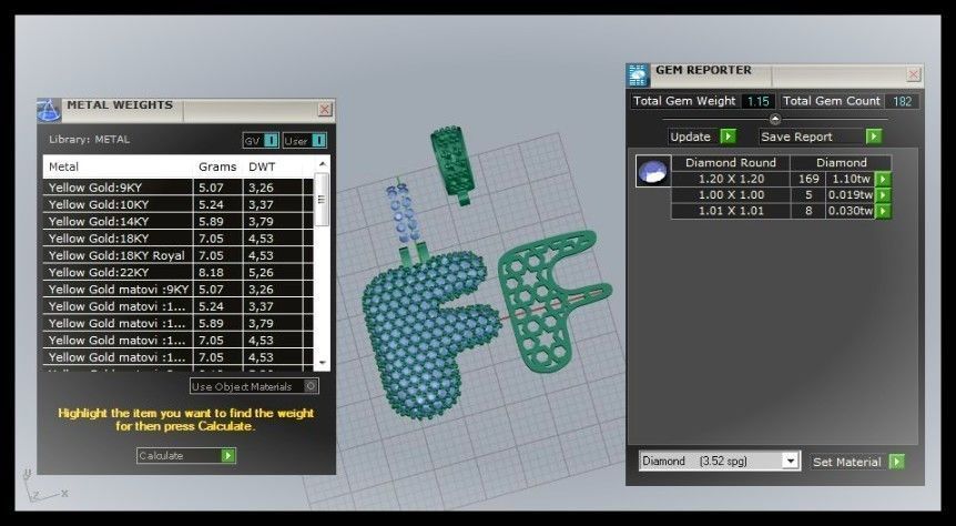 BUBBLE F LETTER 3D print model_3