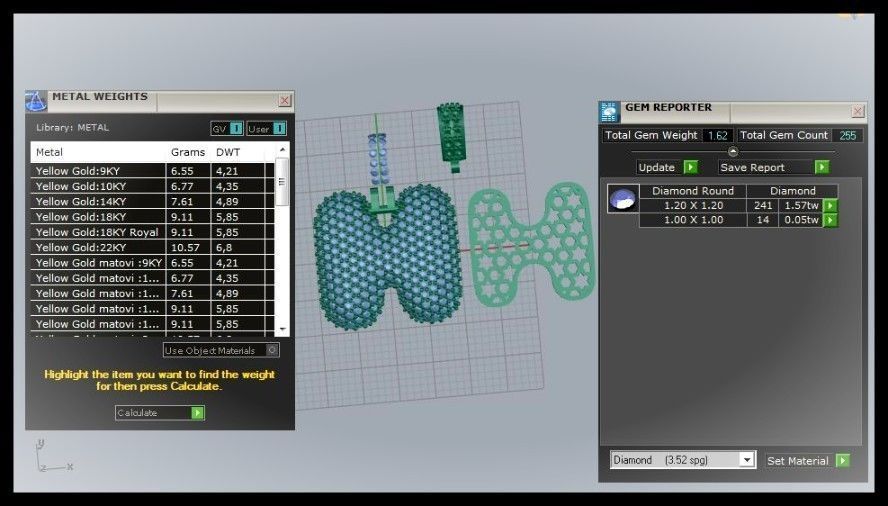 BUBBLE H LETTER 3D print model_3