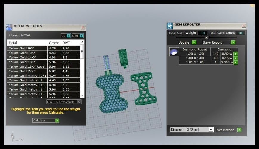 BUBBLE I LETTER 3D print model_3