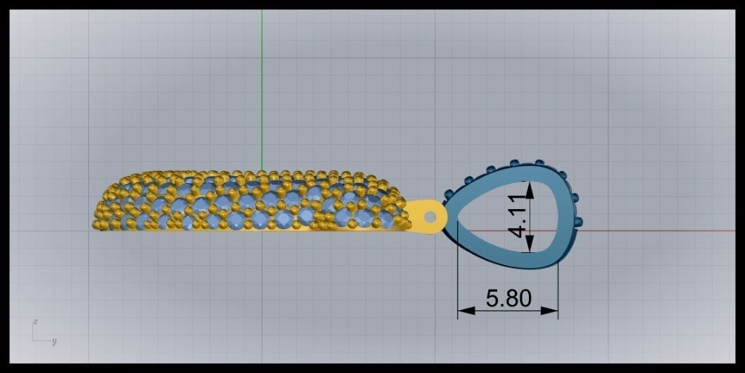 BUBBLE J LETTER 3D print model_9