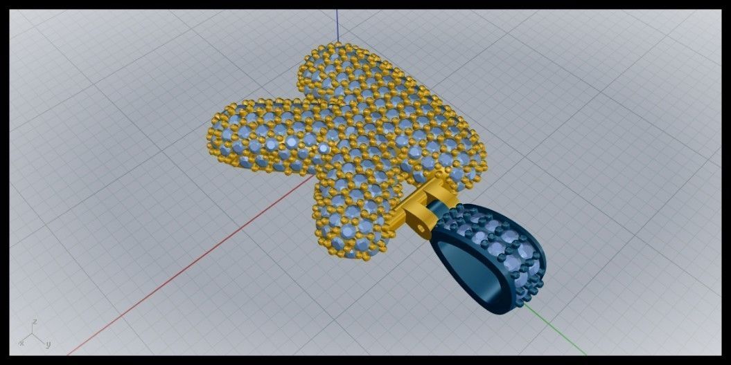 BUBBLE K LETTER 3D print model_6