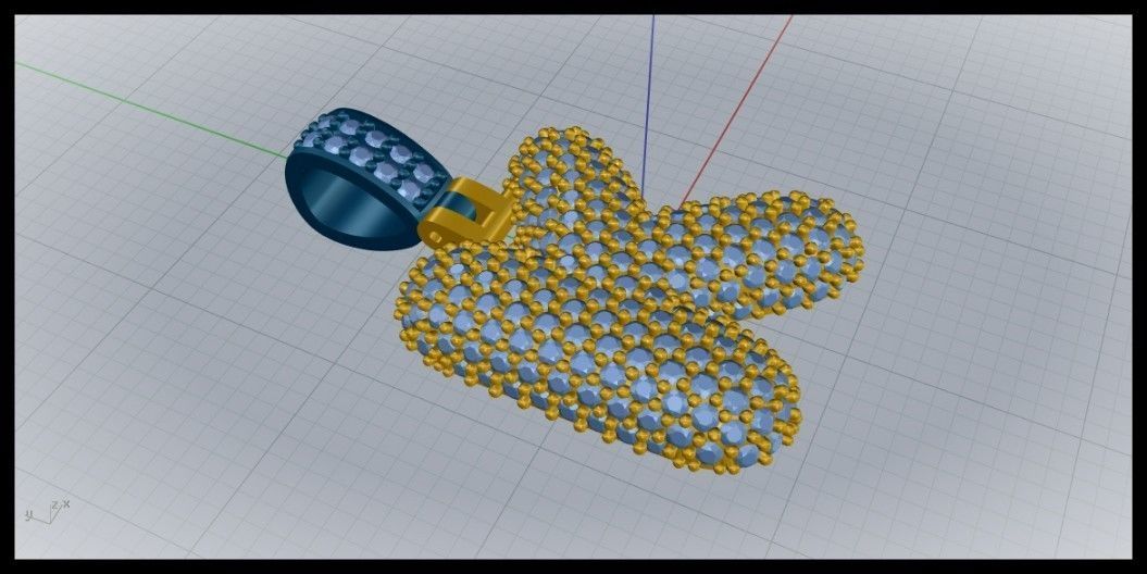 BUBBLE K LETTER 3D print model_4