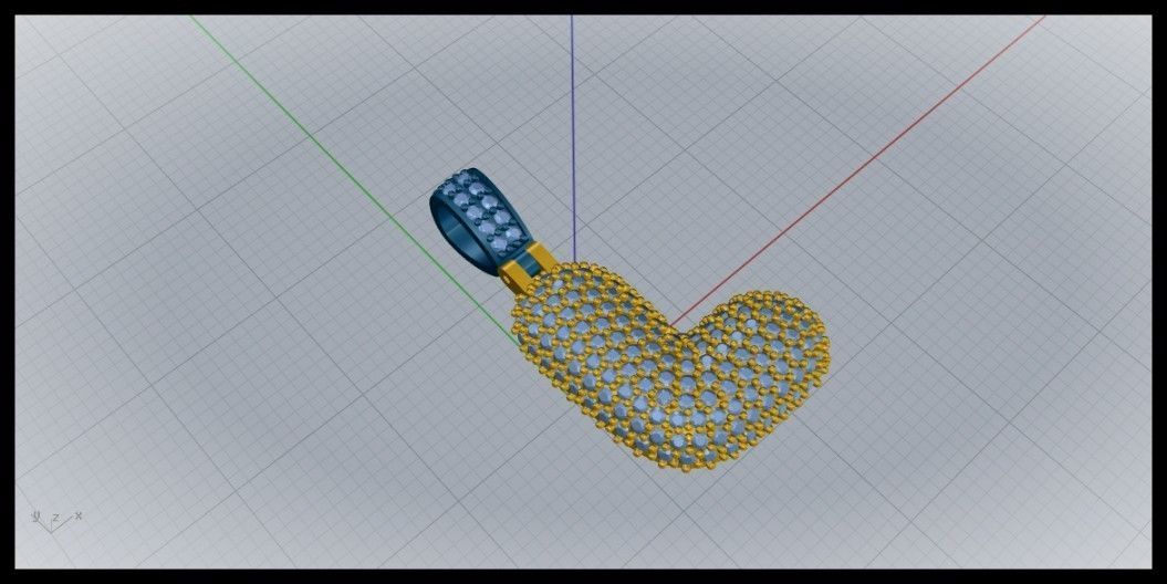 BUBBLE L LETTER 3D print model_1