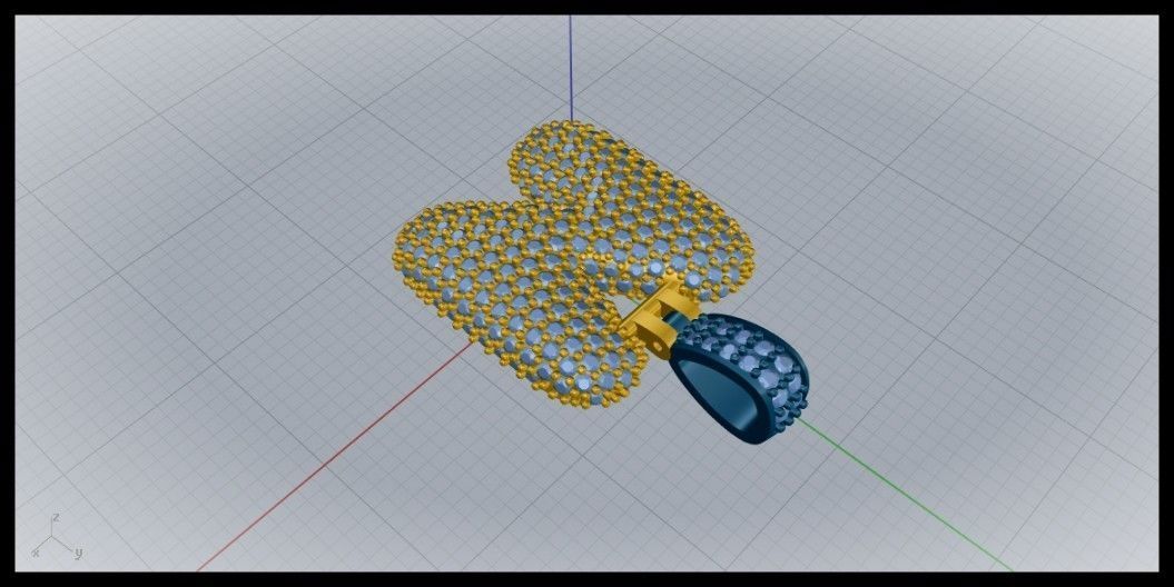 BUBBLE N LETTER 3D print model_6