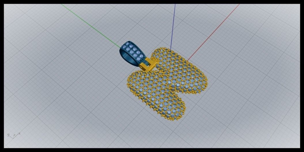 BUBBLE N LETTER 3D print model_4