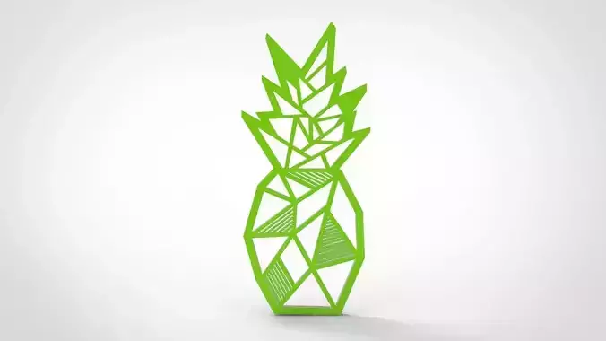 Pineapple Wall Decor 3D print model
