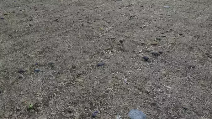 Muddy terrain and puddles 4 PBR Texture