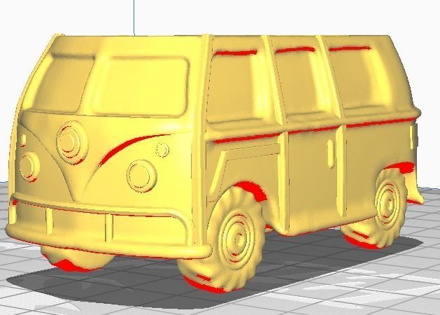 Kombi Planter 3D print model_2