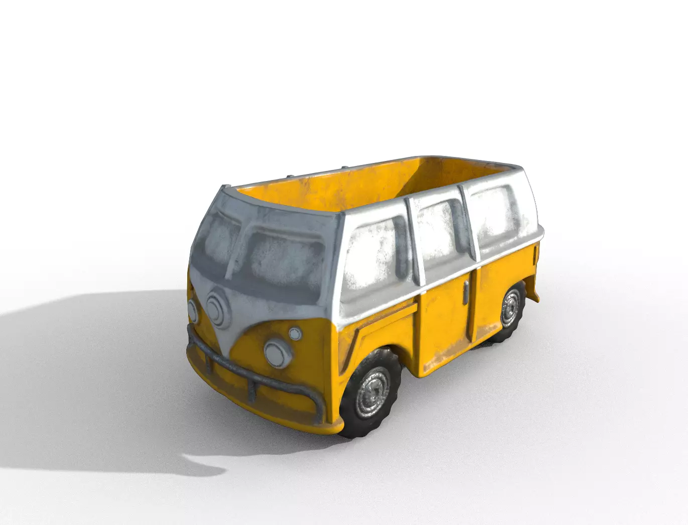Kombi Planter 3D print model_0