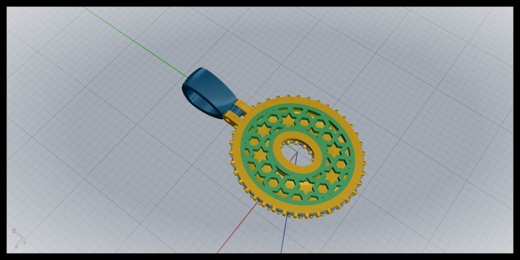 BUBBLE O LETTER 3D print model_10
