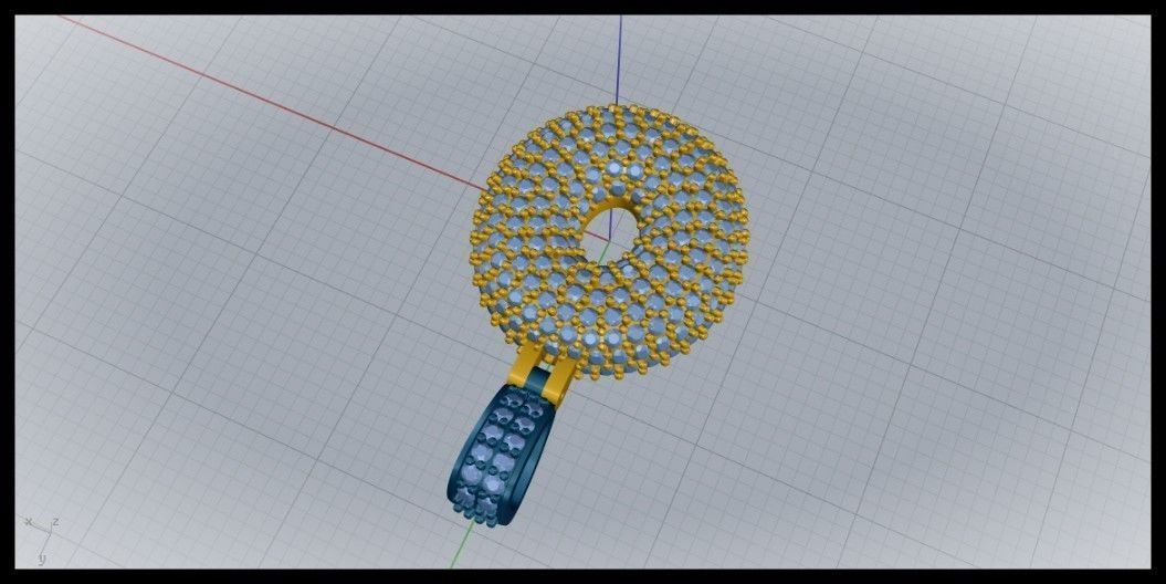 BUBBLE O LETTER 3D print model_5