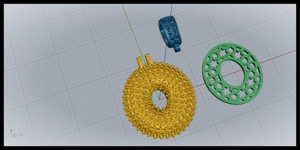 BUBBLE O LETTER 3D print model_9