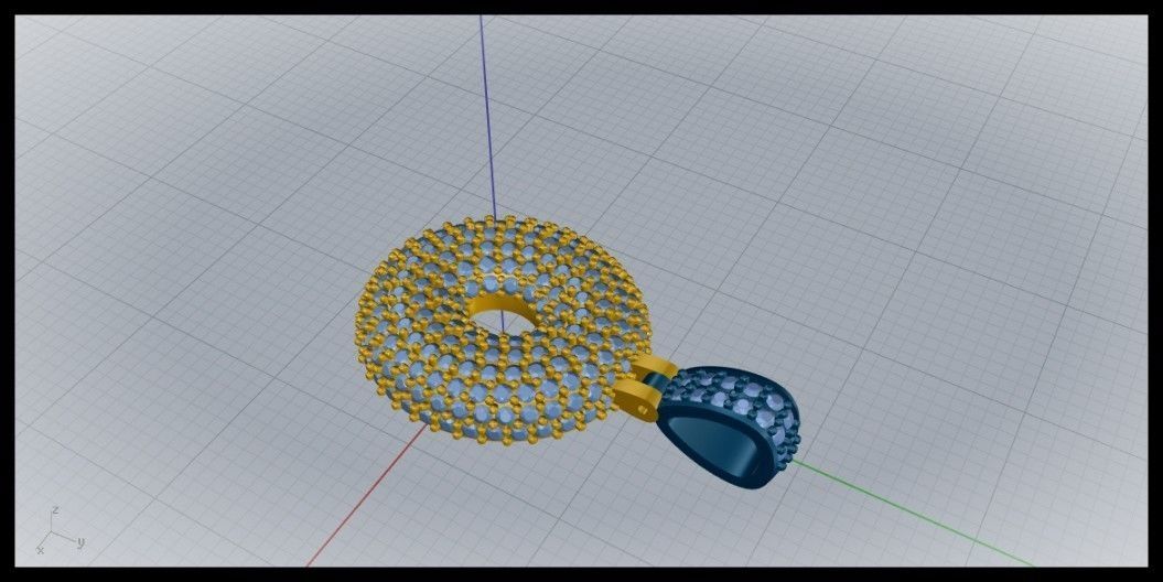 BUBBLE O LETTER 3D print model_6