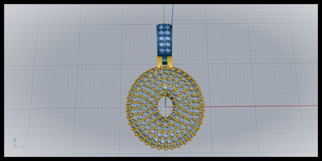 BUBBLE O LETTER 3D print model_7