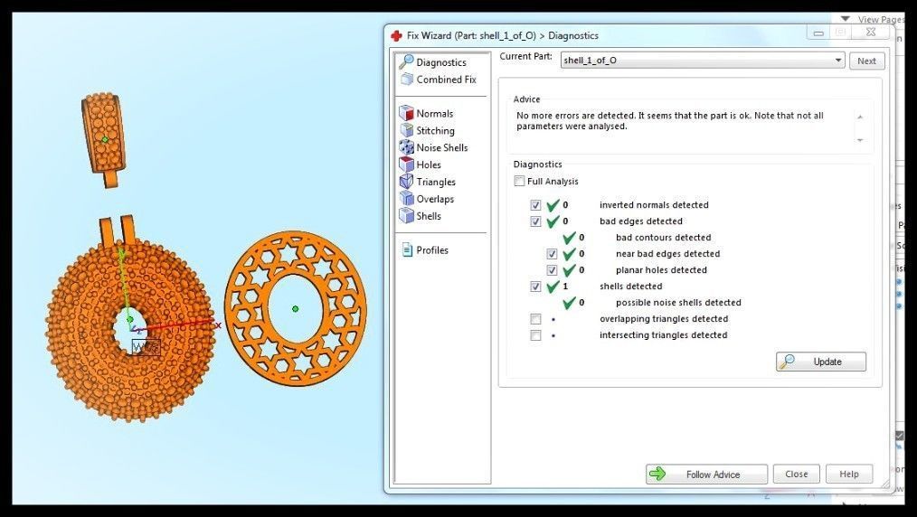 BUBBLE O LETTER 3D print model_2