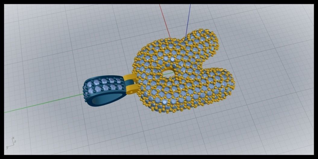 BUBBLE R LETTER 3D print model_4