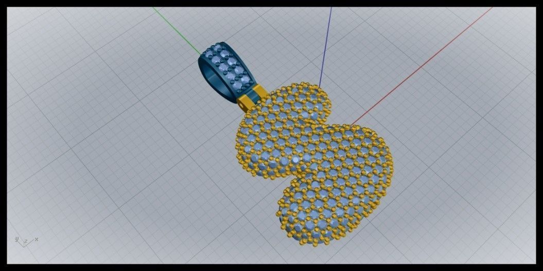 BUBBLE S LETTER 3D print model_4