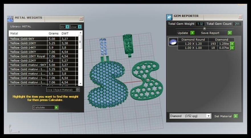 BUBBLE S LETTER 3D print model_3