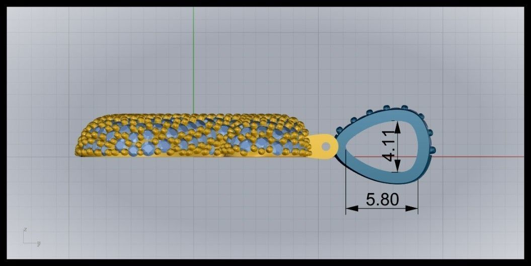 BUBBLE S LETTER 3D print model_10