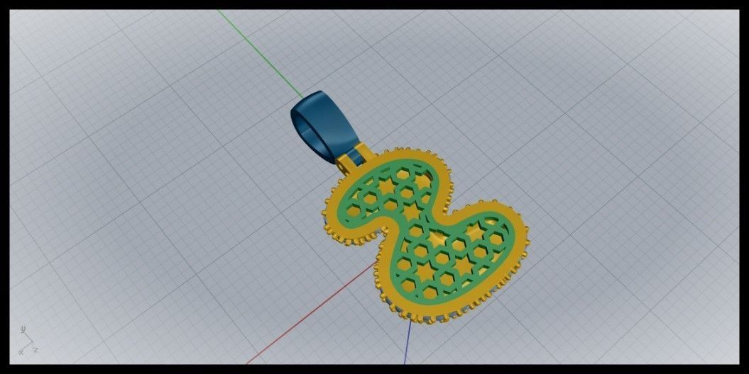 BUBBLE S LETTER 3D print model_11