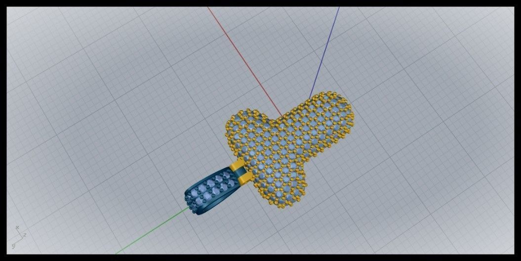BUBBLE T LETTER 3D print model_4