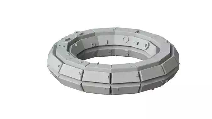 Sci Fi Object No 4338 Low Poly