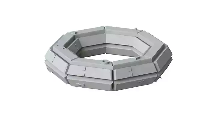 Sci Fi Object No 4298 Low Poly