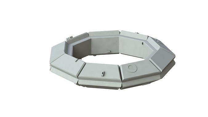 Sci Fi Object No 4153 Low Poly Low-poly 3D model