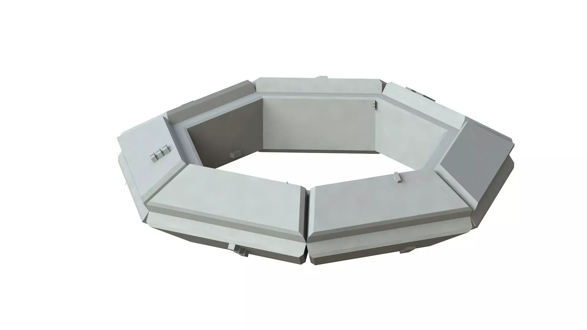 Sci Fi Object No 3955 Low Poly Low-poly 3D model_0