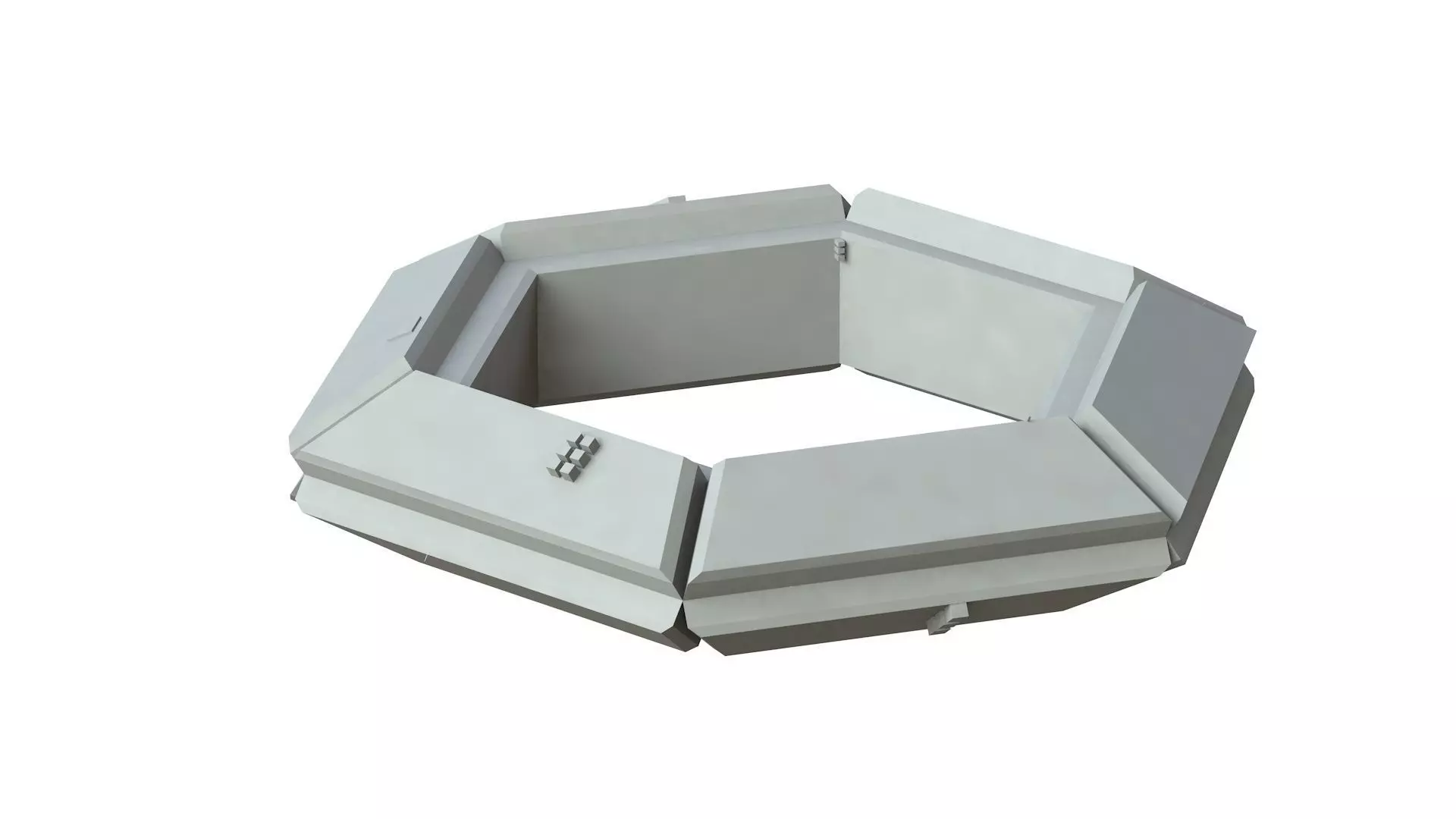 Sci Fi Object No 3917 Low Poly Low-poly 3D model_0