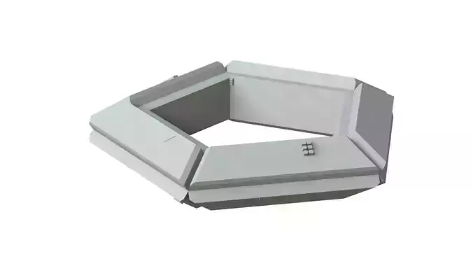 Sci Fi Object No 3868 Low Poly