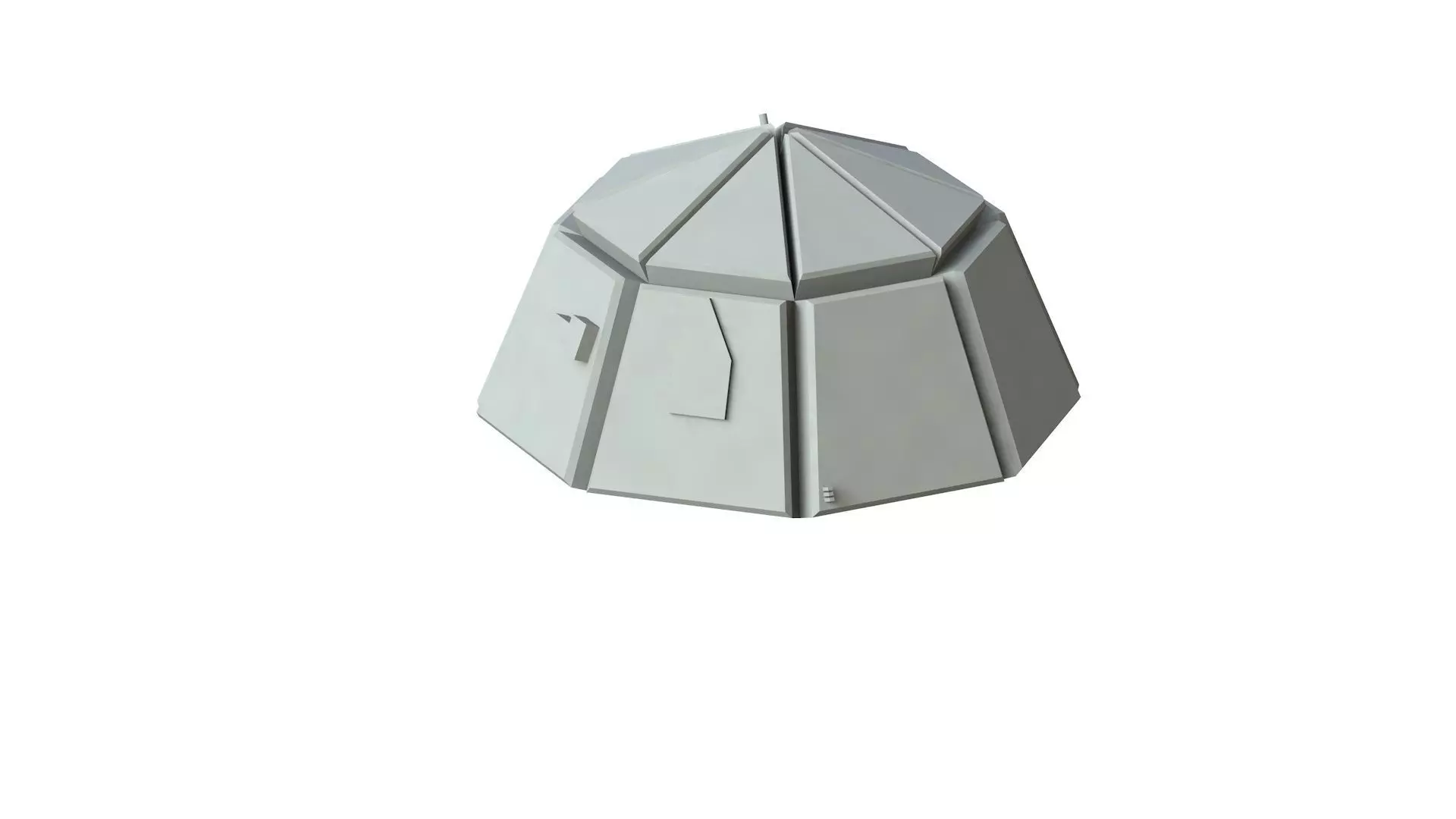 Sci Fi Object No 3712 Low Poly Low-poly 3D model_0