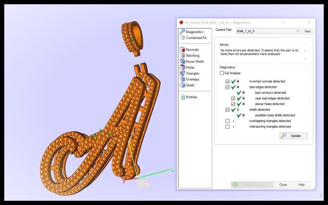 A DOUBLE CURVED FONT  3D print model_3