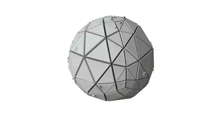 Sci Fi Object No 3596 Low Poly