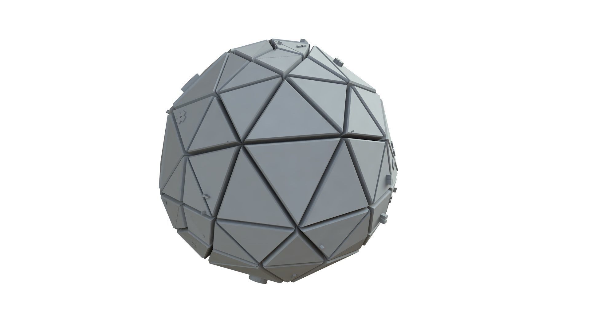 Sci Fi Object No 3566 Low Poly Low-poly 3D model_6