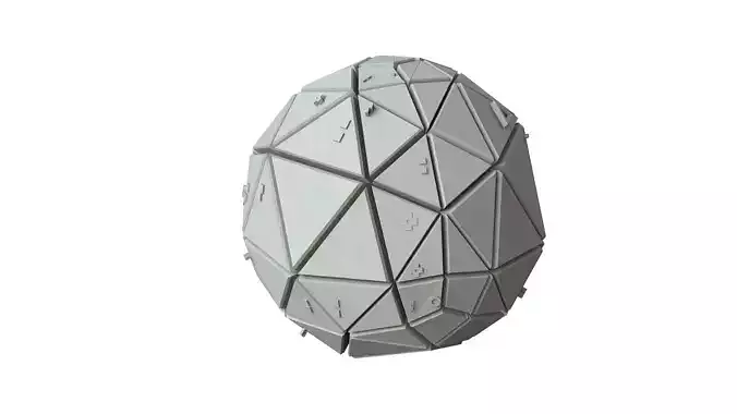 Sci Fi Object No 3566 Low Poly